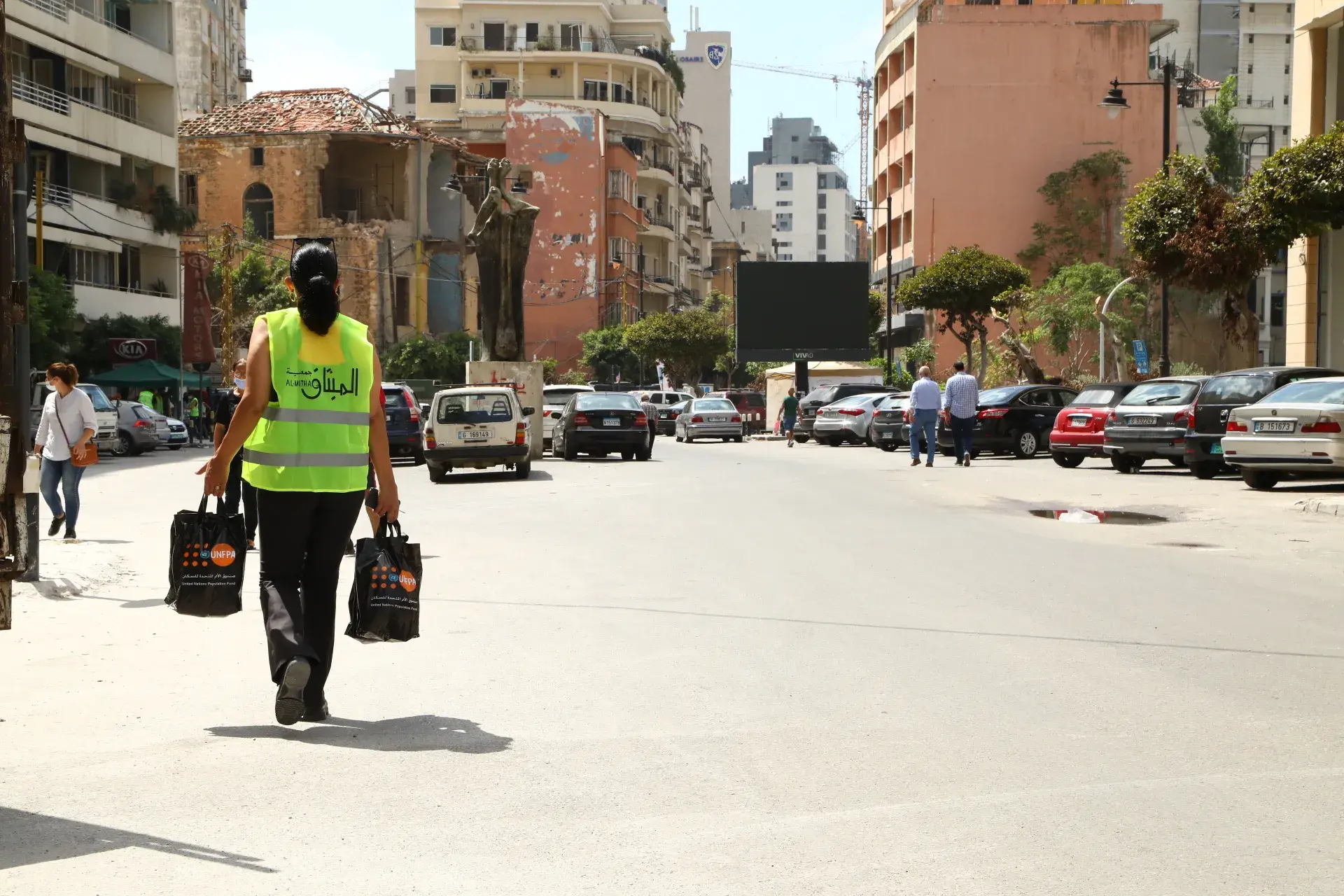  UNFPA Helps Maintain Dignity of Women and Girls Affected by Beirut Port Blast 