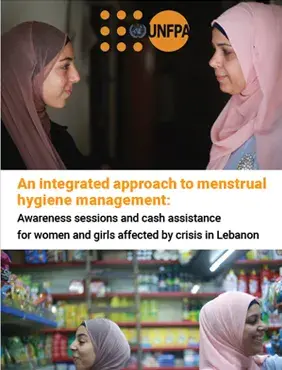 An integrated approach to menstrual hygiene management: Awareness sessions and cash assistance for women and girls affected by crisis in Lebanon