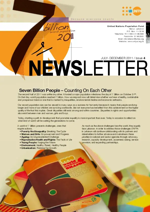 UNFPA Newsletter, Issue 4