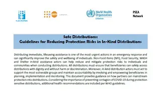 Safe Distributions: Guidelines for Reducing Protection Risks in In-Kind Distributions